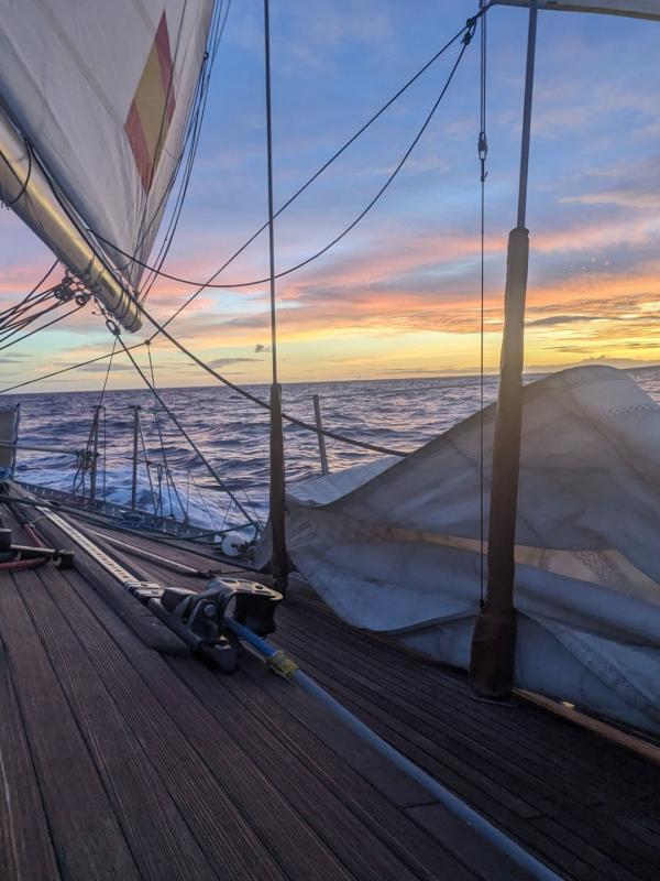 Magnifique paysage à bord