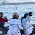 L'équipage féminin du J80